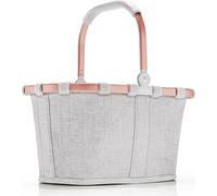 reisenthel carrybag XS, Einkaufskorb, Picknickkorb, Frame Twist Sky Rose, 5 L, BN1036