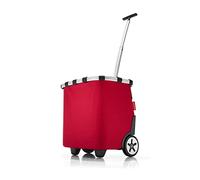 reisenthel carrycruiser - Cabas à roulettes avec Cadre Aluminium Stable, Bretelle de Transport, Pochette intérieure en Filet Amovible, capacité 40l, Polyester déperlant, Red