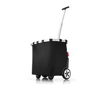 reisenthel carrycruiser - Cabas à roulettes avec Cadre Aluminium Stable, Bretelle de Transport, Pochette intérieure en Filet Amovible, capacité 40l, Polyester déperlant, Black