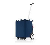 reisenthel carrycruiser - Cabas à roulettes avec Cadre Aluminium Stable, Bretelle de Transport, Pochette intérieure en Filet Amovible, capacité 40l, Polyester déperlant, Dark Blue