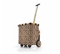 reisenthel carrycruiser Frame Leo Macchiato - Chariot à roulettes avec Cadre en Aluminium Robuste, bandoulière et Poche intérieure en Maille Amovible