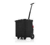 reisenthel carrycruiser Frame - Cabas à roulettes avec Cadre Aluminium Stable, Bretelle de Transport, Pochette intérieure en Filet Amovible, capacité 40l, Polyester déperlant, Black