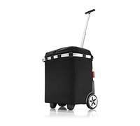 reisenthel carrycruiser iso - Cabas à roulettes Portable et verrouillable avec Fonction Isotherme, Cadre en Aluminium Robuste, capacité 40l, Pochette intérieure en Filet Amovible, en Black