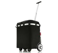 reisenthel carrycruiser iso - Cabas à roulettes Portable et verrouillable avec Fonction Isotherme, Cadre en Aluminium Robuste, capacité 40l, Pochette intérieure en Filet Amovible, en Black