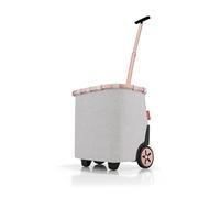 reisenthel carrycruiser Sky Rose Chariot Portable avec Cadre en Aluminium Robuste, bandoulière et Poche intérieure en Maille Amovible Fabriqué en matériau Hydrofuge