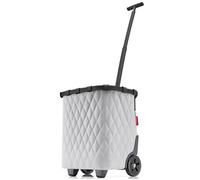 reisenthel carrycruiser Rhombus Gris Clair - Chariot de Courses à roulettes, Manche téléscopique, 40L