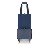 reisenthel chariot de courses Foldable Trolley Herringbone Dark Blue