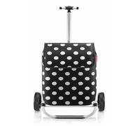 reisenthel Chariot de courses noir blanc pour femme et homme - Shopping Trolley Dots White 290207
