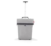 reisenthel Chariot de Courses Portable M avec Cadre en Aluminium Solide, Couleur : Gris Chevrons