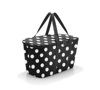 reisenthel coolerbag Dots White - glacière en Tissu avec 2 poignées, Compatible avec Le carrybag, Parfaite pour Un Pique-Nique