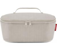 reisenthel coolerbag XL Twist Silver - Sac Isotherme XL en Tissu Polyester de Haute qualité - Idéal pour Les Pique-niques, Les Courses et Les déplacements, Couleur:Herringbone Sand