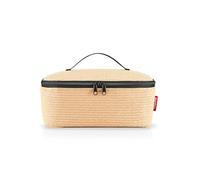 reisenthel Coolerbag M pocket Sac isotherme avec dessus en bouteilles PET recyclées Idéal pour le déjeuner en déplacement, Raffia Black, m, Sac isotherme