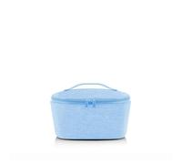 reisenthel Coolerbag S pocket - Sac isotherme avec dessus en bouteilles PET recyclées - Idéal pour le déjeuner en déplacement, Twist Powder Blue, s