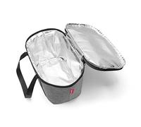 reisenthel coolerbag - Sac Isotherme en Tissu Polyester de Haute qualité - Idéal pour Les Pique-niques, Les Courses et Les déplacements, Couleur:Twist Silver