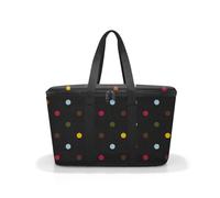 reisenthel coolerbag - Sac Isotherme pour Les Courses, complément du carrybag, Isolation épaisse, Doublure Isotherme en Feuille d'aluminium, 2 anses, Fond Stable & résistant, 20l, en Motif Dot