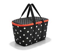 reisenthel coolerbag - sac isotherme pour les courses, complément du carrybag, isolation épaisse, doublure isotherme en feuille d'aluminium, 2 anses, fond stable & résistant, 20l, en pattern mixed dot