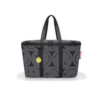 reisenthel Coolerbag Smiley Grey - Sac isotherme en tissu polyester de qualité supérieure - Idéal pour les pique-niques, les courses et les déplacements