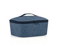 reisenthel coolerbag XL Twist Silver - Sac Isotherme XL en Tissu Polyester de Haute qualité - Idéal pour Les Pique-niques, Les Courses et Les déplacements, Couleur:Twist Blue