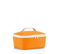 reisenthel coolerbag XL twist silver - Sac isotherme XL en tissu polyester de haute qualité - Idéal pour les pique-niques, les courses et les déplacements, Couleur:pop mandarin
