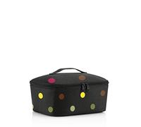 reisenthel coolerbag XL twist silver - Sac isotherme XL en tissu polyester de haute qualité - Idéal pour les pique-niques, les courses et les déplacements, Couleur:dots