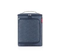 reisenthel coolerbox Herringbone Dark Blue - Sac Isotherme Flexible et Pratique avec Deux Ouvertures