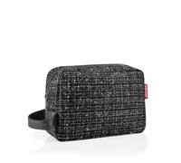reisenthel Cosmeticpouch M Trousse de toilette pour cosmétiques, câble de charge et objets personnels, Bouclé noir, M
