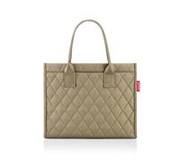 reisenthel daily shopper - Sac cabas moderne et rectiligne pour toutes les occasions - Sac à main pratique, assez grand pour vos achats et vos objets du quotidien, Rhombus Olive, 42 x 35 x 17 cm, Sac