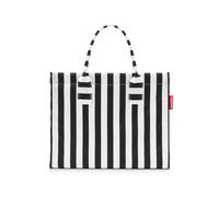 reisenthel daily shopper - Sac cabas moderne et rectiligne pour toutes les occasions - Sac à main pratique, assez grand pour vos achats et vos objets du quotidien, Summerstripes Black, Taille unique