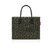 reisenthel daily shopper teddy leo olive - Cabas moderne et rectiligne pour toutes les occasions - Sac à main pratique, assez grand pour vos achats et vos objets du quotidien