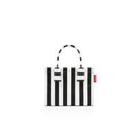 reisenthel daily shopper XS summerstripes black - Sac à main moderne et rectiligne pour toutes les occasions - Sac à main pratique, assez grand pour vos achats et vos objets du quotidien