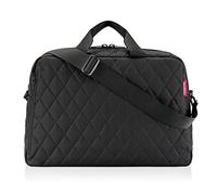 reisenthel duffelbag M Rhombus Black - Sac de Voyage stylé et Polyvalent - Taille Bagage à Main, Couleur:Rhombus Black