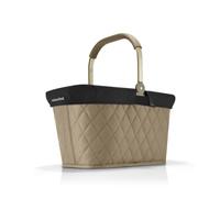 Reisenthel Ensemble carrybag Frame twist sage avec housse noire - Panier à provisions stable avec poche intérieure pratique - Design élégant et imperméable
