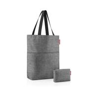 reisenthel Ensemble CityShopper : notre sac Cityshop et le sac de poche combinés en un seul ensemble, ensemble cadeau combiné, Tiwst Silver, m, cityshopper Lot de 2#1 twist silver
