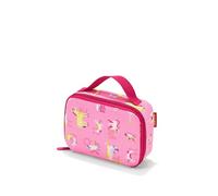 reisenthel Ensemble trolley XS Kids + étui isotherme Kids ABC Friends rose - Ensemble de bagages parfait pour les déplacements - 1 valise à roulettes et 1 valise thermique - Petit sac isotherme pour