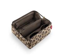 reisenthel Étui Pliable Leo Macchiato - Boxy Cosmetic-Case : Compagnon de Voyage Optimal avec Beaucoup d'espace de Rangement. 2 Compartiments intérieurs : pour Plus d'ordre