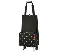 Reisenthel Chariot pliable FoldableTrolley – Peu encombrant, matériau déperlant – Motif Dot