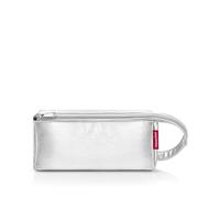 reisenthel foldcase MN7088 Silver Crackle Trousse de Toilette avec Bouteilles en Pet recy s 23 x 11 x 11 cm
