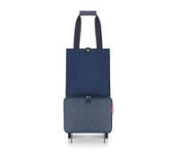 reisenthel HK4113 FOLDABLETROLLEY HERRINGBONE DARK BLUE Gym Bag Femme HERRINGBONE DARK BLUE Taille Unica