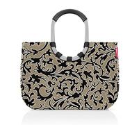 reisenthel loopshopper L baroque marble Sac robuste avec compartiments pratiques en bouteilles PET recyclées Design charmant et hydrofuge