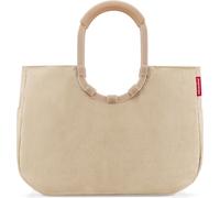 reisenthel loopshopper L, Einkaufstasche, Shopper, Tragetasche, Tasche, Frame Cord Sand, 25 L, OR6053