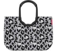 reisenthel loopshopper L, Einkaufstasche, Shopper, Tragetasche, Tasche, Frame Leo Nero, 25 L, OR7081