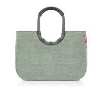 reisenthel Loopshopper L Frame Twist Sage Sac solide avec compartiments pratiques en bouteilles PET recyclées Design charmant et résistant à l'eau, Frame Twist Sage, L
