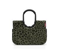 Reisenthel Sac Loopshopper L – Solide, imperméable, en PET recyclé – Teddy Leo Olive, L