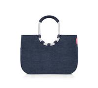 reisenthel loopshopper L - Sac solide avec compartiments pratiques en bouteilles PET recyclées - Design charmant et imperméable doré, Twist Navy, L, Décontracté