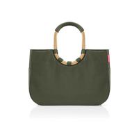 reisenthel loopshopper L - Sac solide avec compartiments pratiques en bouteilles PET recyclées - Design charmant et imperméable doré, Forest Gold, L