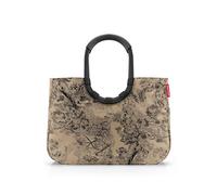 reisenthel loopshopper L - Sac solide avec compartiments pratiques en bouteilles PET recyclées - Design charmant et imperméable - Doré, Marron jacquard, L