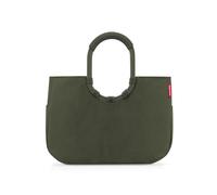 reisenthel loopshopper L - Sac solide avec compartiments pratiques en bouteilles PET recyclées - Design charmant et imperméable - Doré, Cord Dark Matcha, L
