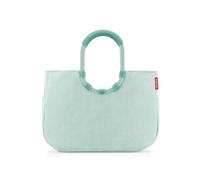 reisenthel loopshopper L - Sac solide avec compartiments pratiques en bouteilles PET recy s - Design charmant et imperméable - Doré, Cadre en corde menthe, 46 x 34,5 x 25 cm (B x H x T)