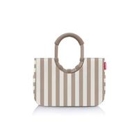 reisenthel loopshopper M - Sac solide avec compartiments pratiques en bouteilles PET recyclées - Élégance lors du shopping - Beaucoup de fonctionnalités incluses, Summerstripes Coffee, m, Décontracté