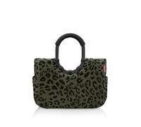 reisenthel loopshopper M - Sac solide avec compartiments pratiques en bouteilles PET recyclées - Élégance lors du shopping, beaucoup de fonctionnalité incluse, Teddy Leo Olive, m, Contemporain